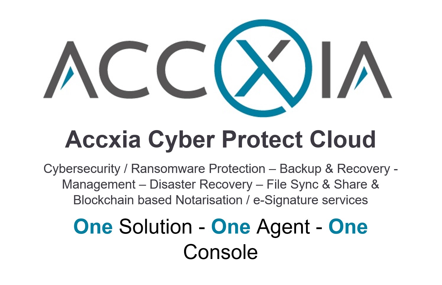 Accxia Cyber Protect Cloud - Trusted across the globe -Engineered by Acronis